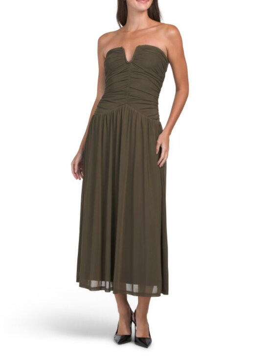 Moon River Dresses & Skirts - MOON RIVER Tube Mesh Dress